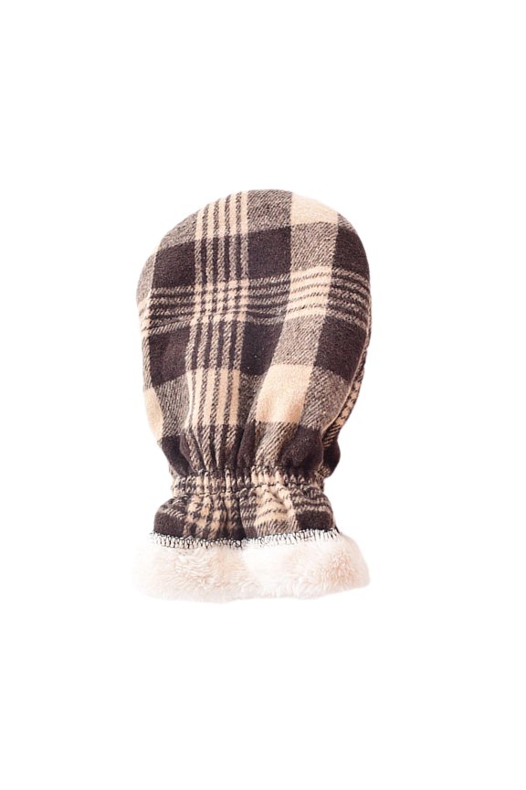 Warm Gloves Multifunctional Cold Weather Portable Soft Lined Thermal Gloves Windproof Gloves for Running Hand Injured Elderly Thick plaid