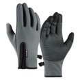 thumbnail image 1 of Warm Gloves, Non- And Cold-resistant, Reflective Print, Conductive Fingertips, Suitable For Outdoor Sports, 1 of 2