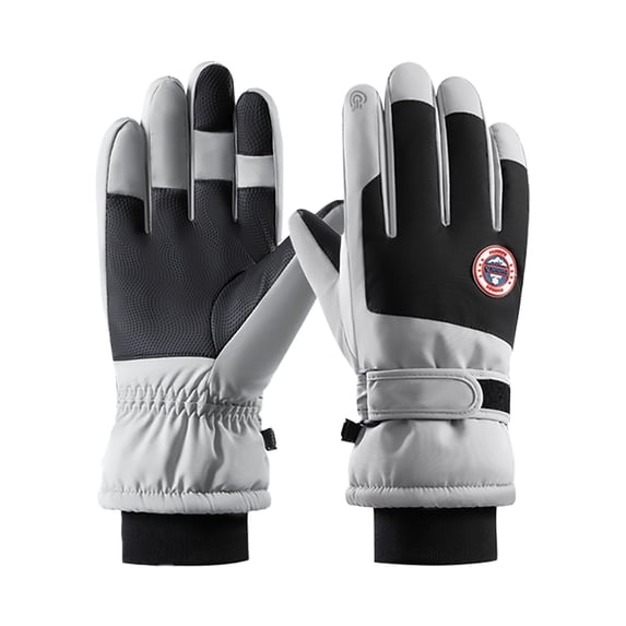 Warm Gloves Winter Gloves Women Men Ski Gloves Thermal Warm Windproof Rainproof Cold Proof Ski Riding Warm Gloves Perfect for Cycling Running Hiking Freezer Work And Daily Activities (Clearance)