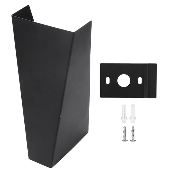 Warm Glow, Up & Down Design, AC85-265V, Black Finish Contemporary Minimalist Trapezoidal LED Wall Light