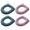 thumbnail image 1 of Warm Handle Toilet Seat Cushion 4 Piece Set Thick & Soft Bathroom Comfort, 1 of 1
