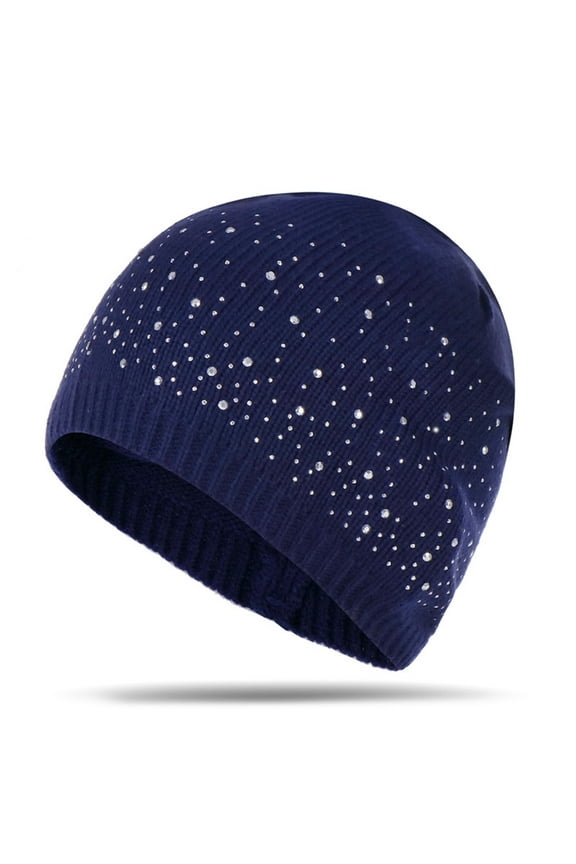 Warm Hat Fashion Dot Pullover Knitted Hat Outdoor Warm Knitted Woolen Hat French Men under 10 Bray Hat Men Deep Womens Mime Fancy Sock Hats Teal Hat French Men Large French Hat Male Clueless