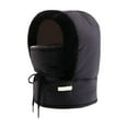 thumbnail image 1 of Warm Hat with Face Mask, Thick Lined Knit Hat for Men & Women, Cold Weather Protection, Stylish Winter Hat with Built-in Face Cover for Outdoor Use, 1 of 4