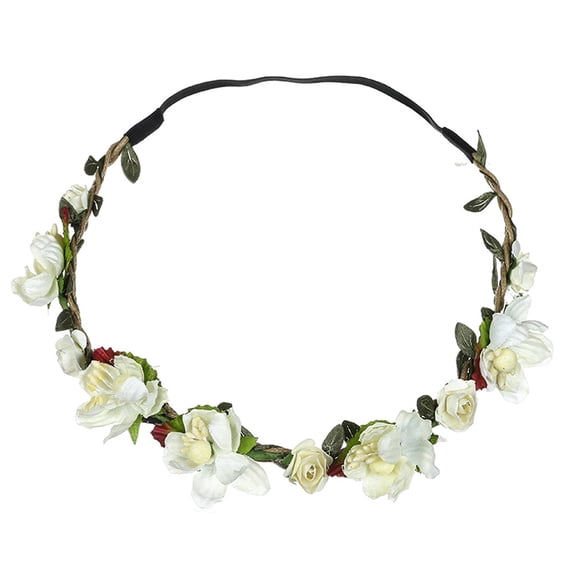 Warm Headband | Fngz Fashion Hair Band | Boho Ladies Floral Flower Festival Wedding Garland Hair Head Band Beach Celebration Wear