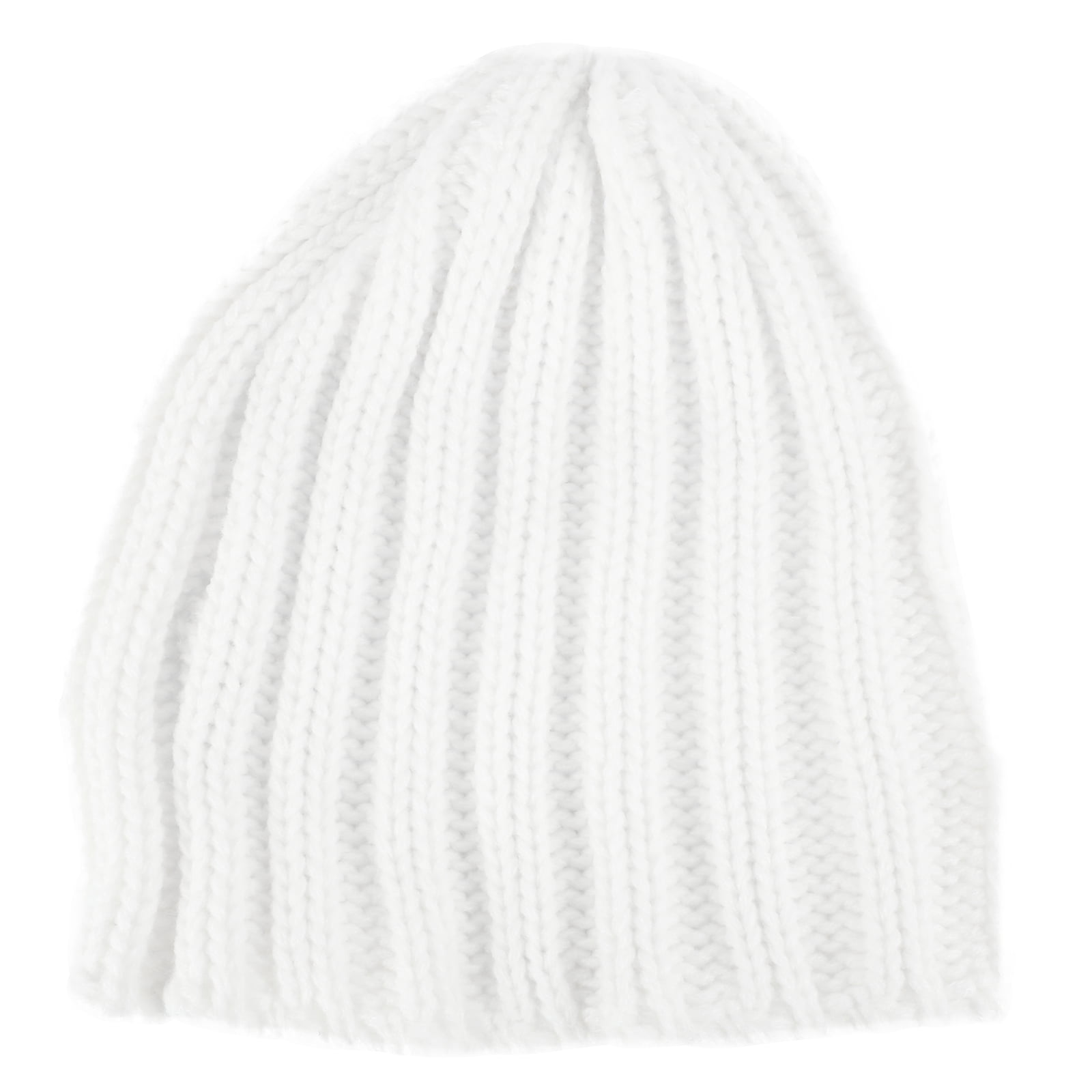 Warm Headdress Winter Knitted Hat Crochet Beanie Acrylic Fiber Hat for Baby  Kids (White)