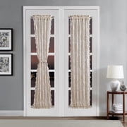 Warm Home Designs 30" W x 72" L Gold Linen Lace French Door Curtains. LFD Linen 30x72