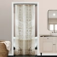 thumbnail image 1 of Warm Home Designs 36" W x 72" L Linen Lace Shower Curtain. GR Linen 36, 1 of 4