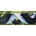 thumbnail image 1 of Warm Home Designs 55 Inches Wide x 6 Yard Long Black Sheer Bulk Fabric for Wedding Arch Decorations or Crafts. AF BLACK 216, 1 of 4
