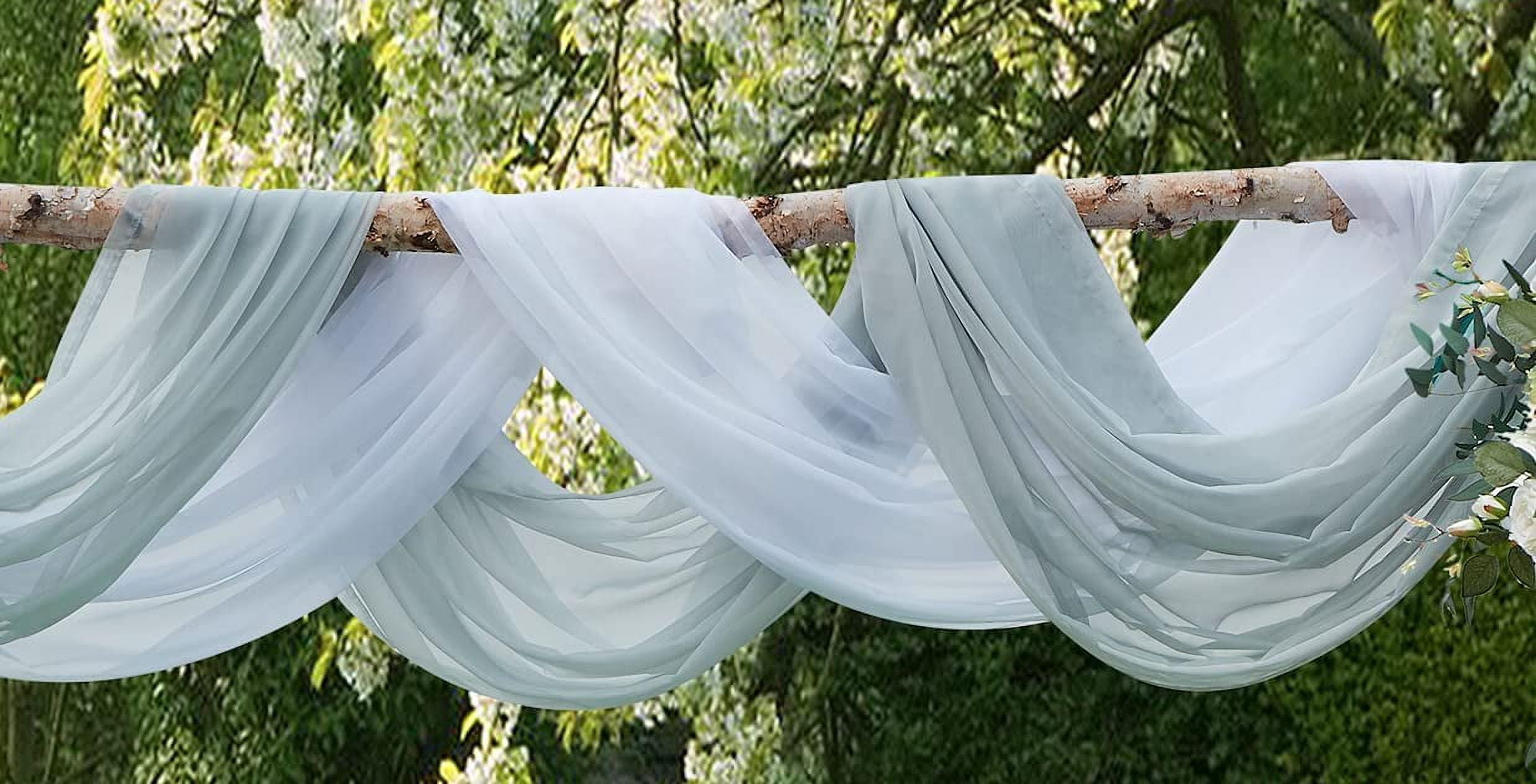 Coppia Tende In Pizzo Con Mantovane - 137x160cm, 6 Nappe, Stile Vintage