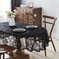 thumbnail image 1 of Warm Home Designs 60 x 84 Lace Oval Tablecloth. LTC Black Oval 84, 1 of 3