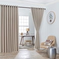thumbnail image 1 of Warm Home Designs Extra Large 2 Cream Ivory Room Divider Curtains 108" W x 99" L Each with 2 Matching Tie-Backs. N Ivory Wall 99, 1 of 5