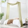 thumbnail image 1 of Warm Home Designs 55" W x 144" L Sage Green Bed Canopy Curtains for Twin Bed. BC Sage 144, 1 of 5