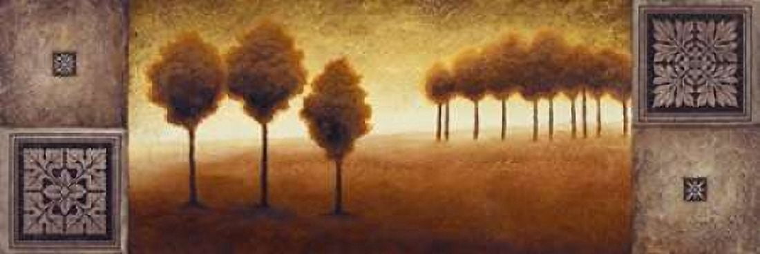 Warm Horizon II Canvas Art - Michael Marcon (12 x 36)