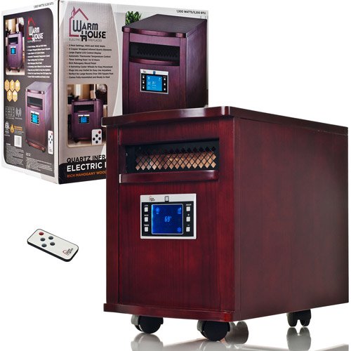 Warm House Portable Infrared Heater, Digital Readout 80-5531 - Walmart.com