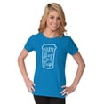 thumbnail image 1 of Warm Hug Cup Coffee Cute Morning Womens Slim Fit Graphic Tee Brisco Brands S, 1 of 4