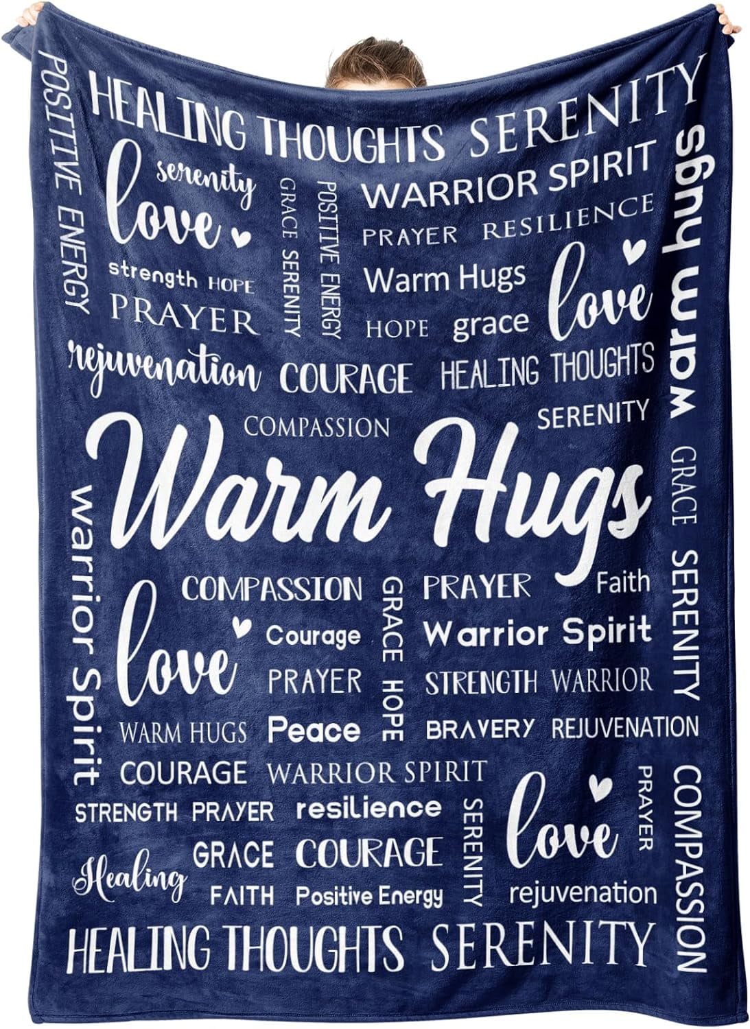  ZHSHWAT Get Well Soon Gifts for Women, Mothers Day Birthday  Gift for Friend, Healing Compassion & Inspirational Teal Throw Blankets  Birthday Thanksgiving Day Gifts for Women Men（Teal ） : Home 