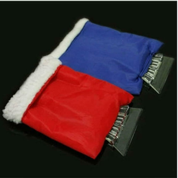 Warm Ice Scraper Mitt Windshield Snow Scrapers Waterproof Snow Remover Glove