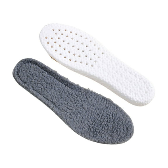 Warm Insoles, Winter Heated Shoe Insoles,Premium Think Wool Insoles Warm Wool Insoles for Men and Women (1 Pair)