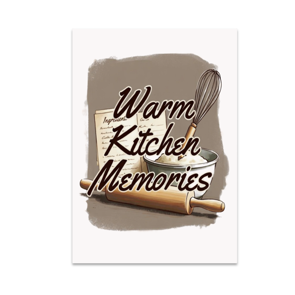 Warm Kitchen Memories Poster Print - Home Cooking Enthusiast - 13x19 Wall Art