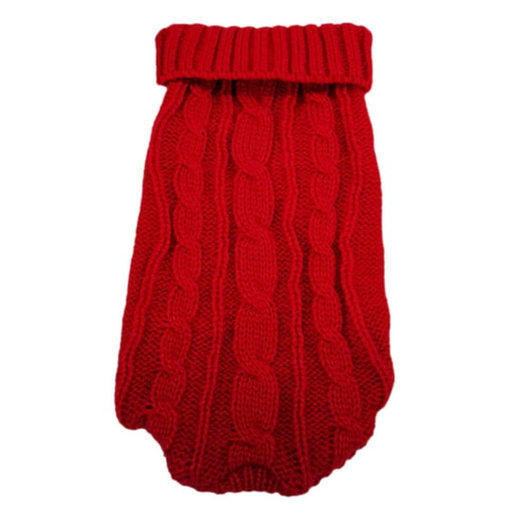 Warm Knitted Dog Sweater for Extra Small Breeds Chihuahua Yorkie Teacup Puppy and Cat Winter Cozy Clothing