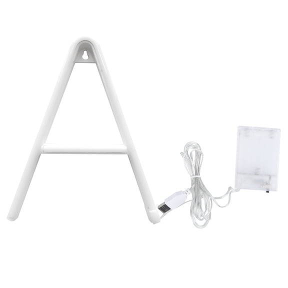Warm LED Neon Light Letter Shape Decorative Lamp for Proposal Birthday Party Holiday A