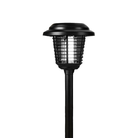Warm LED Solar Insect Killer Trap, Waterproof Wireless Solar Fly Zapper Lamp for Garden Patio Backyard Pest Care