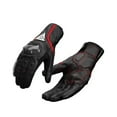 thumbnail image 1 of Warm Leather Motorcycle Gloves Winter Thermal Inner Rainproof Windproof Touch Screen Carbon Fiber Protective Gear Guantes Moto, 1 of 10