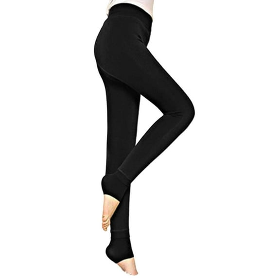 Warm Leggings for Women Fall Winter Solid Color Fleece Lined Full Length Leggings Warm Pants Soft Slim Fit Stretchy Elastic Waistband Fall Leggings for Women