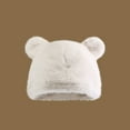 thumbnail image 1 of Warm Lined Hat With Bear Ears Thickened Warm Cap, 1 of 2