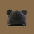 thumbnail image 1 of Warm Lined Hat With Bear Ears Thickened Warm Cap, 1 of 2