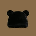 thumbnail image 1 of Warm Lined Hat With Bear Ears Thickened Warm Cap, 1 of 2