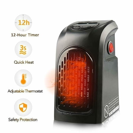 Warm-Living 400W Programmable Plugin Heater With Remote