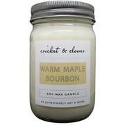 Warm Maple Bourbon Soy Pint Mason Jar Candle