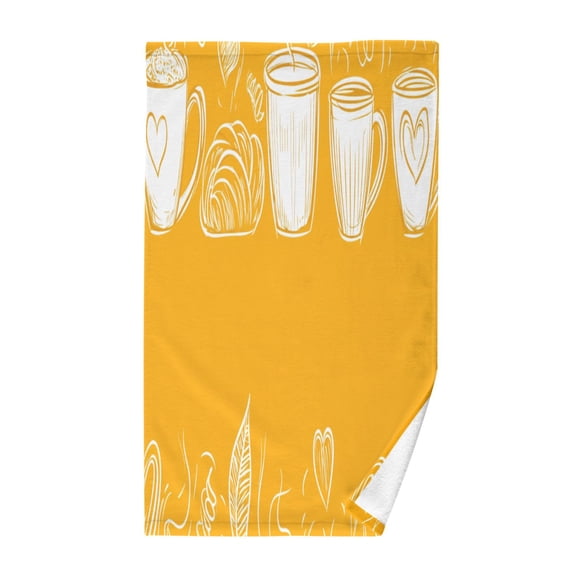Warm Mugs Together Soft 100% Cotton Towel, High Absorbency, Single Pack, 16" x 28"