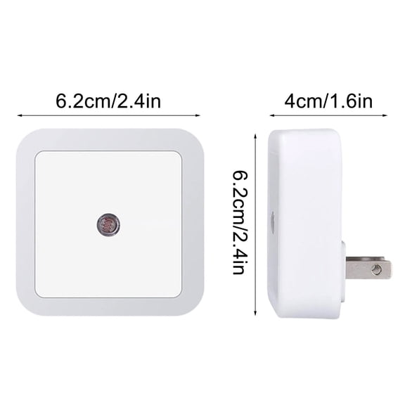 Warm Night Lights Plug Into Wall LED Christmas Light Bulb Bed Lights with Autos Sensor for Kids Bedroom Kitchen Hallway