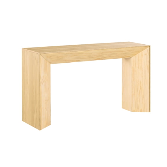 Warm Oak Finish Elegant Table - Functional For Home Decoration Spacious Versatile Living Room