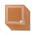 thumbnail image 1 of Warm Orange Retro Greek Key Cloth Napkins Set of 8 Reusable Dinner Napkins, Geometric Greece Ancient Farmhouse Cocktail Napkin Washable Table Napkins for Wedding/Holiday Party/Baby Shower 20"x20", 1 of 7