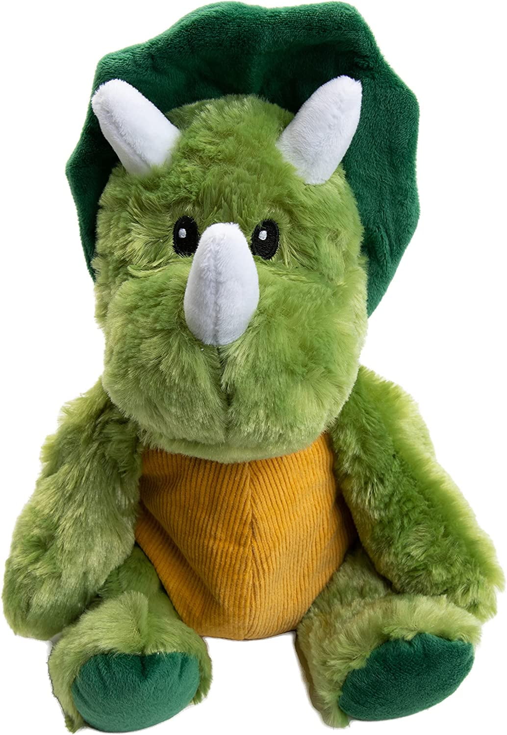 WARMIES Cozy Plush Heatable Stuffed Animal Toy Dinosaur Green Used