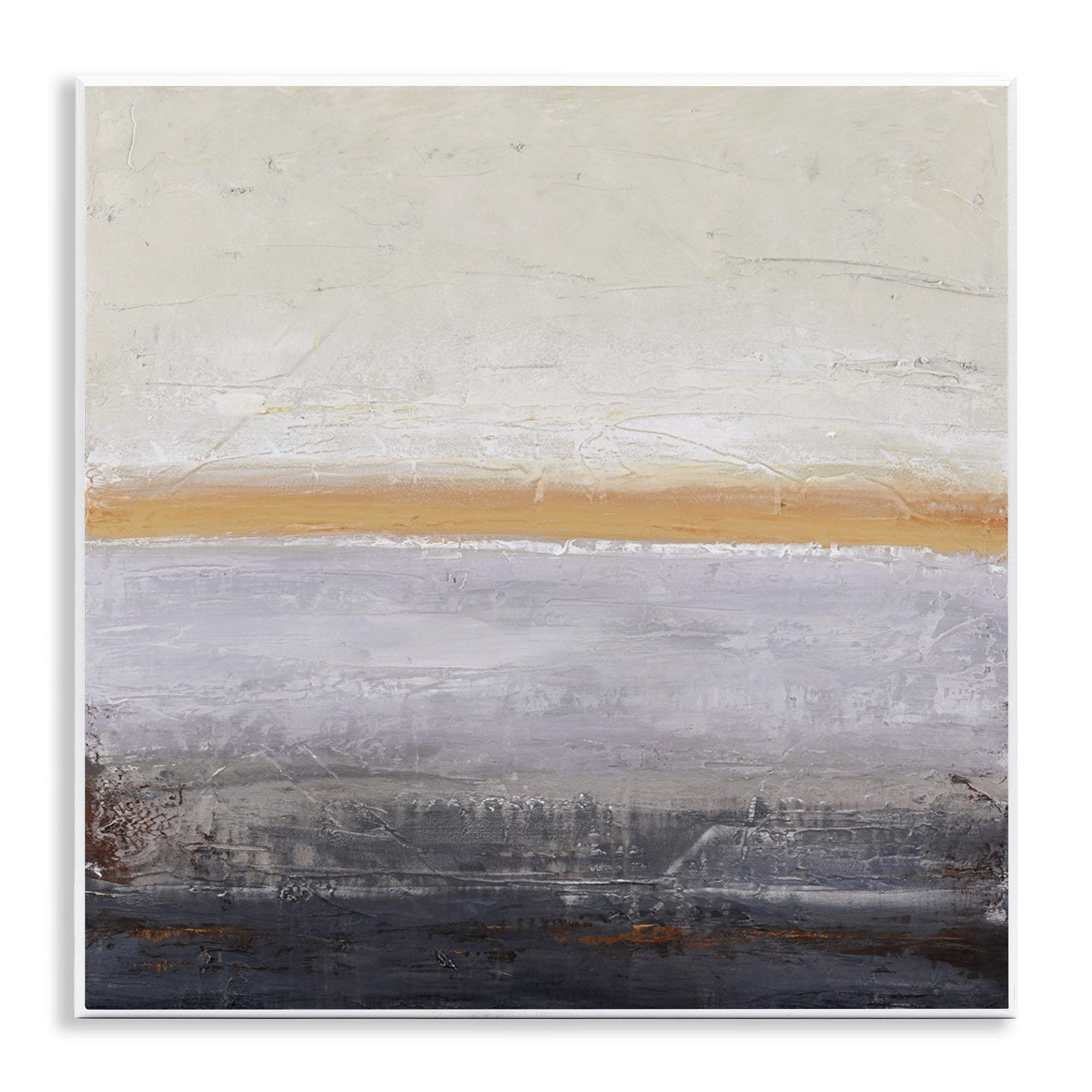 Warm Peachy Horizon Wall Plaque Art, design by Design Fabrikken