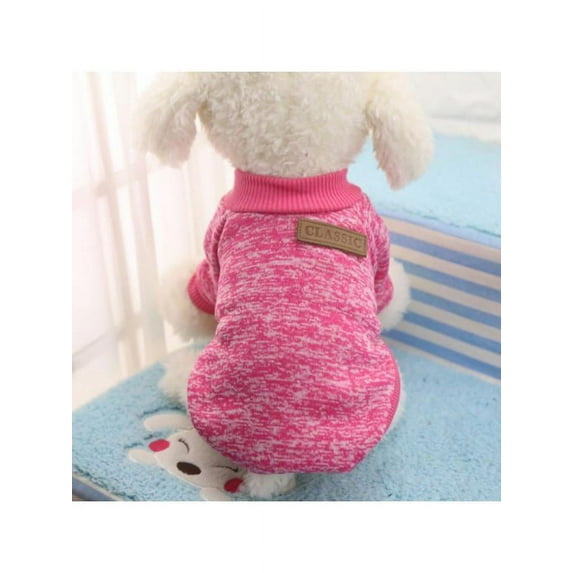 Warm Pet Dog Cute Sweater Small Medium Pet Cat Clothes Coat Jacket Jumper NEW