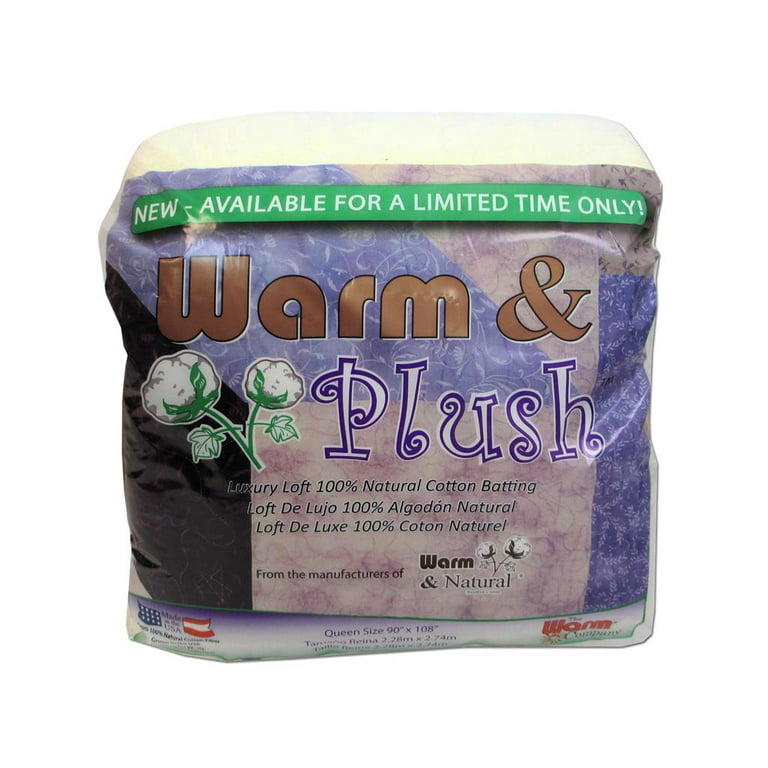 Warm and Plush Cotton Batting by the yard - 45-inch wide - Craft Warehouse