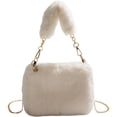 thumbnail image 1 of Warm Plush Handbag Autumn Winter Fluffy Tote Bag Luxury Chain Crossbody Bags Designer Shoulder Bag For Women, 1 of 7