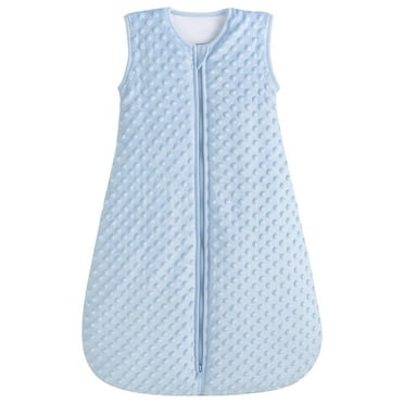 Warm Quilted Winter Model Baby Sleeping Bag and Sack, Plush Minky Dot, 2.5 Togs for Infants and Toddlers (Medium (10-24 mos))