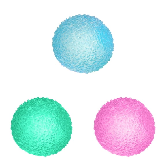 Warm Series Memory Gel Stress Balls 3pcs Textured Silky Soft Squeeze Fidget Balls