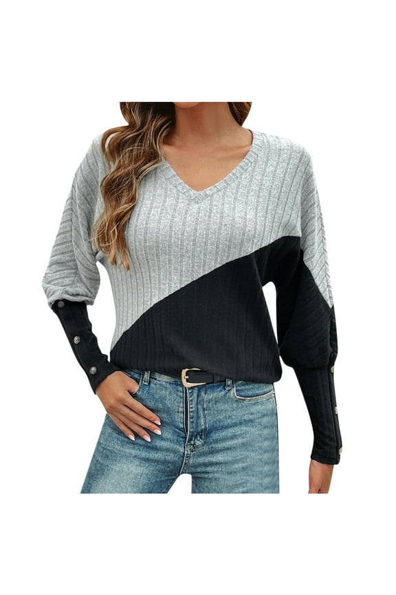 Warm Shirts for Women, Lightweight Sweaters for Womens Comfy Women's Sweaters Casual Pullover Knitted Thin Long Sleeve Sweater Fashion Gym, Yoga, Workout, Running, Daily Leisure,Workwear