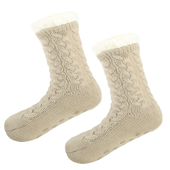 Warm Socks Autumn and Winter Thickened Velvet Dotted Anti-Slip Socks Sleeping Socks Carpet Floor Socks