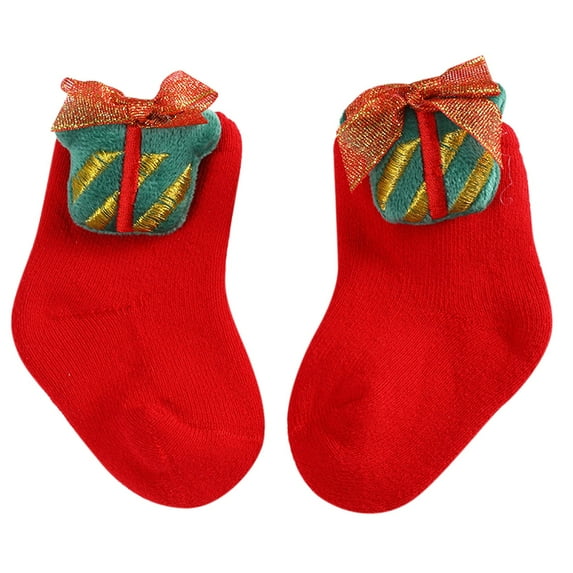 Warm Socks Christmas Baby Socks Toddlers Boys Girls Children Kids Socks Soft Bottom Toddler Shoes Socks Princess Socks Floor Socks