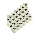 thumbnail image 1 of LDU Women Winter Thermal Socks, Thermal Lock Mid-Calf Socks with Plush Fleece Lining Animal Patterns, Cold Outdoor Protection, 6-Pair​, 1 of 8