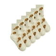 thumbnail image 1 of LDU Women Winter Thermal Socks, Thermal Lock Mid-Calf Socks with Plush Fleece Lining Animal Patterns, Cold Outdoor Protection, 6-Pair​, 1 of 8