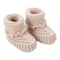 thumbnail image 1 of Warm & Soft Baby Booties for Newborns Knit First Walkers Soft Infant Shoes for Boy & Girls Perfect for Any Outfit, 1 of 9